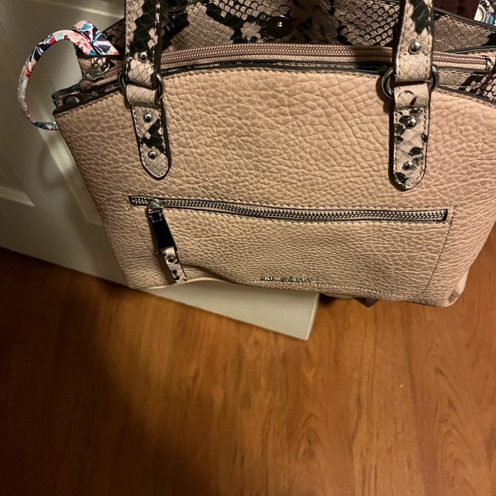 Studio One Tan and Black Satchel